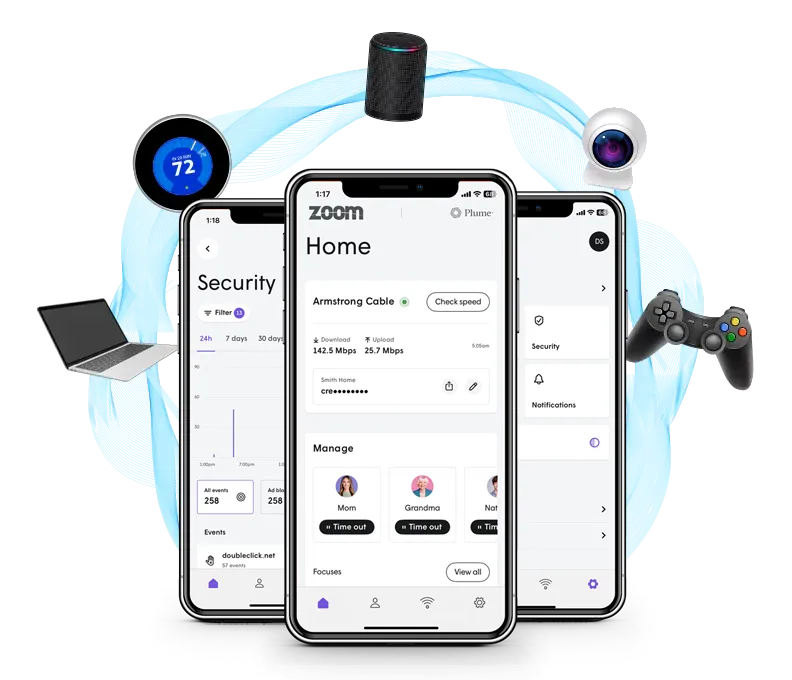 Total control over your Wi-Fi with the Plume HomePass app.
