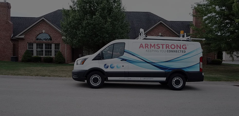 Armstrong internet van